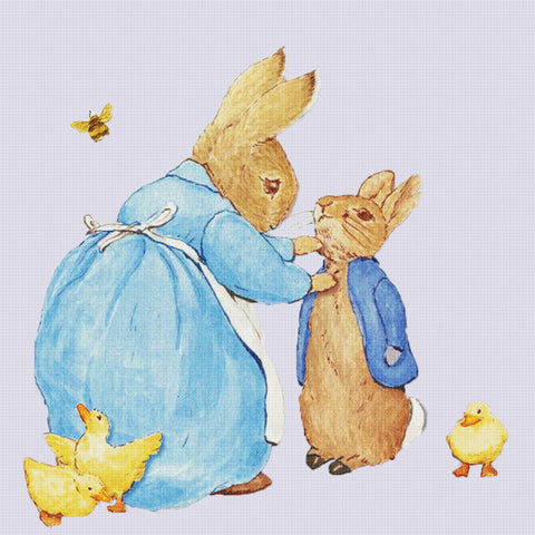 Orenco Originals Beatrix Potter Mama Dresses Peter Rabbit Counted Cross Stitch Pattern