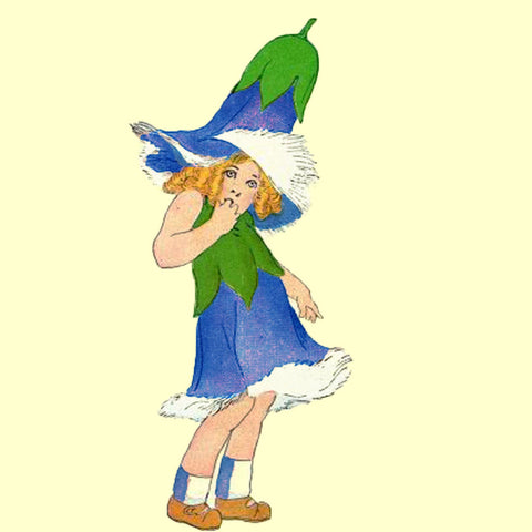 Gentian Flower Fairy by Elizabeth Gordon Counted Cross Stitch Pattern