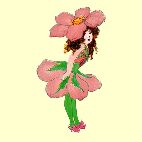 The Wild Rose Flower Fairy by Elizabeth Gordon Counted Cross Stitch Pattern