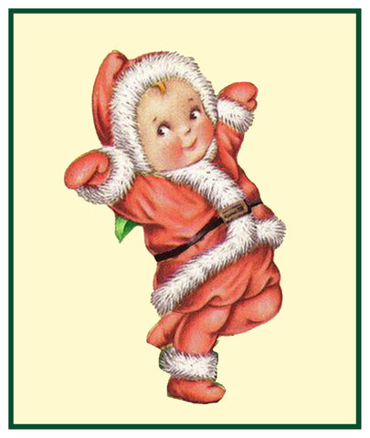Vintage Christmas Santa Helpers the Original Nimble Nick Counted Cross Stitch Pattern