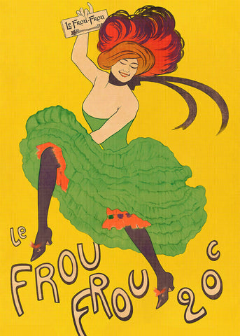 Frou Frou Advertisement Art Leonetto Cappiello Counted Cross Stitch Pattern