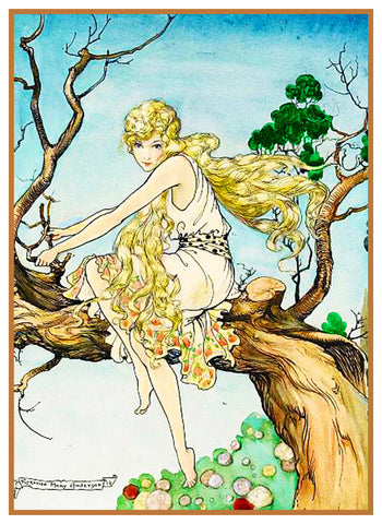 Princess Azulina By Florence Mary Anderson Counted Cross Stitch Pattern