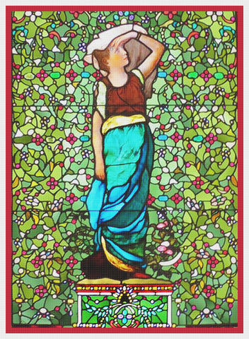 The Morning Light by John LaFarge Counted Cross Stitch Chart Pattern