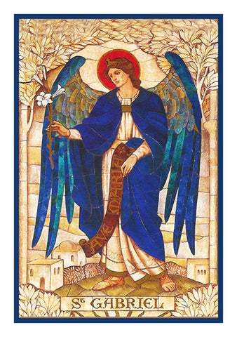 Archangel Gabriel by Powell and Sons  Counted Cross Stitch Pattern