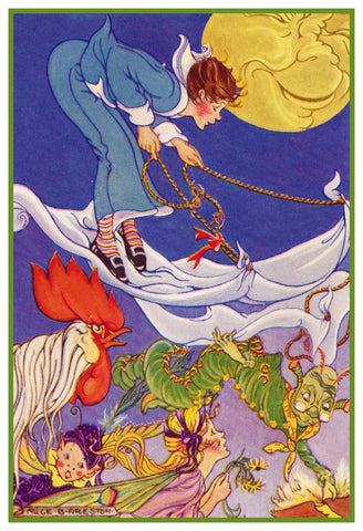 Fairy-Tale Fairy Races by Alice Bolam Preston Counted Cross Stitch Pattern