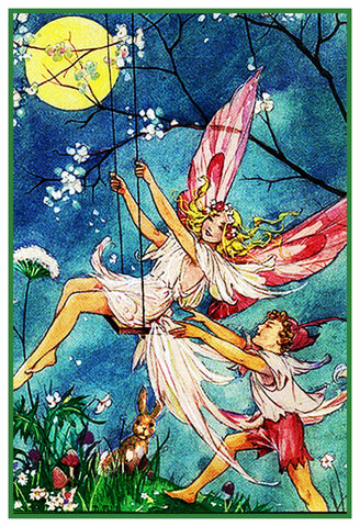 The Fairy Swing By Dorothy M. Wheeler Counted Cross Stitch Pattern