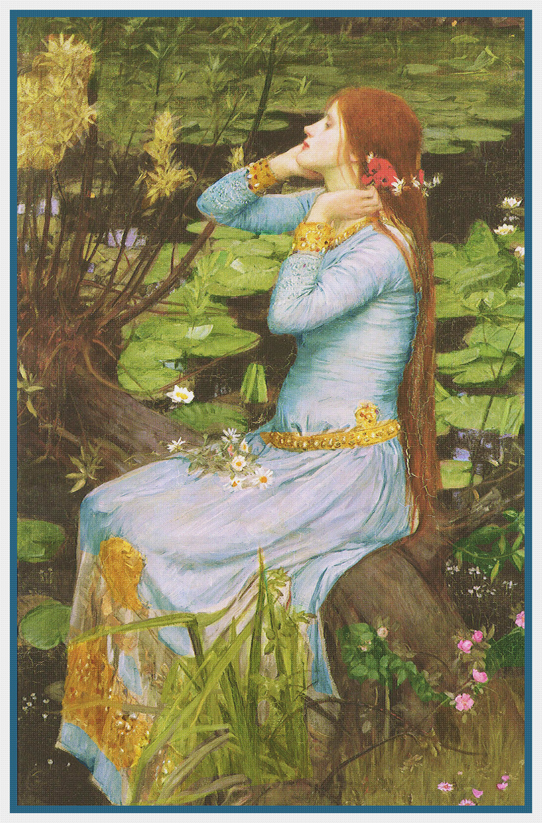 Beautiful Ophelia In The Water - Paint By Number - Paint by Numbers for Sale