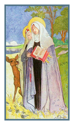 Scandinavian Carl Larsson Birgitta The Saint Counted Cross Stitch Chart Pattern