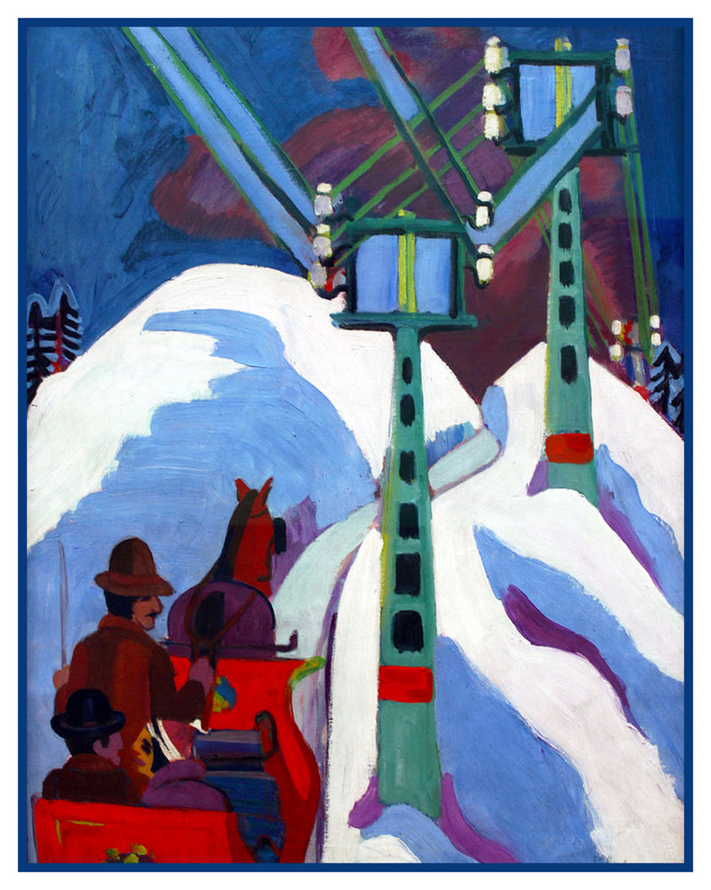 Orenco Originals The Train Station in K??nigstein Germany Ernst Ludwig Kirchner Counted Cross Stitch Pattern Orenco Originals The Train Station in K??nigstein Germany Ernst Ludwig Kirchner Counted Cross Stitch Pattern