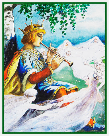 Sagoprinsen by Swedish Artist Jenny Nystrom Counted Cross Stitch Pattern