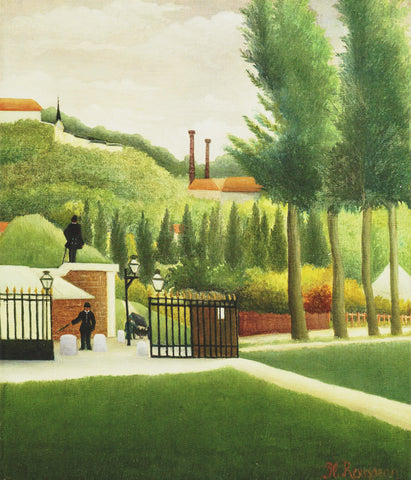 The Toll Gate by Henri Rousseau Counted Cross Stitch Pattern