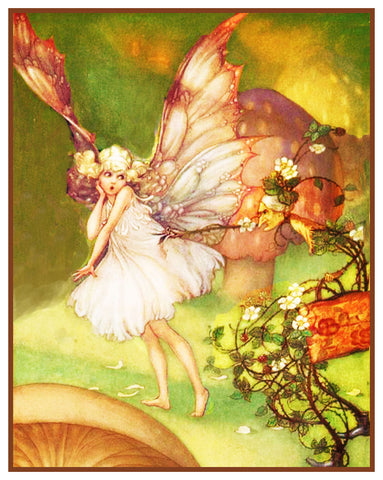 Bramble Caught Fairy-Tale By Florence Mary Anderson Counted Cross Stitch Pattern