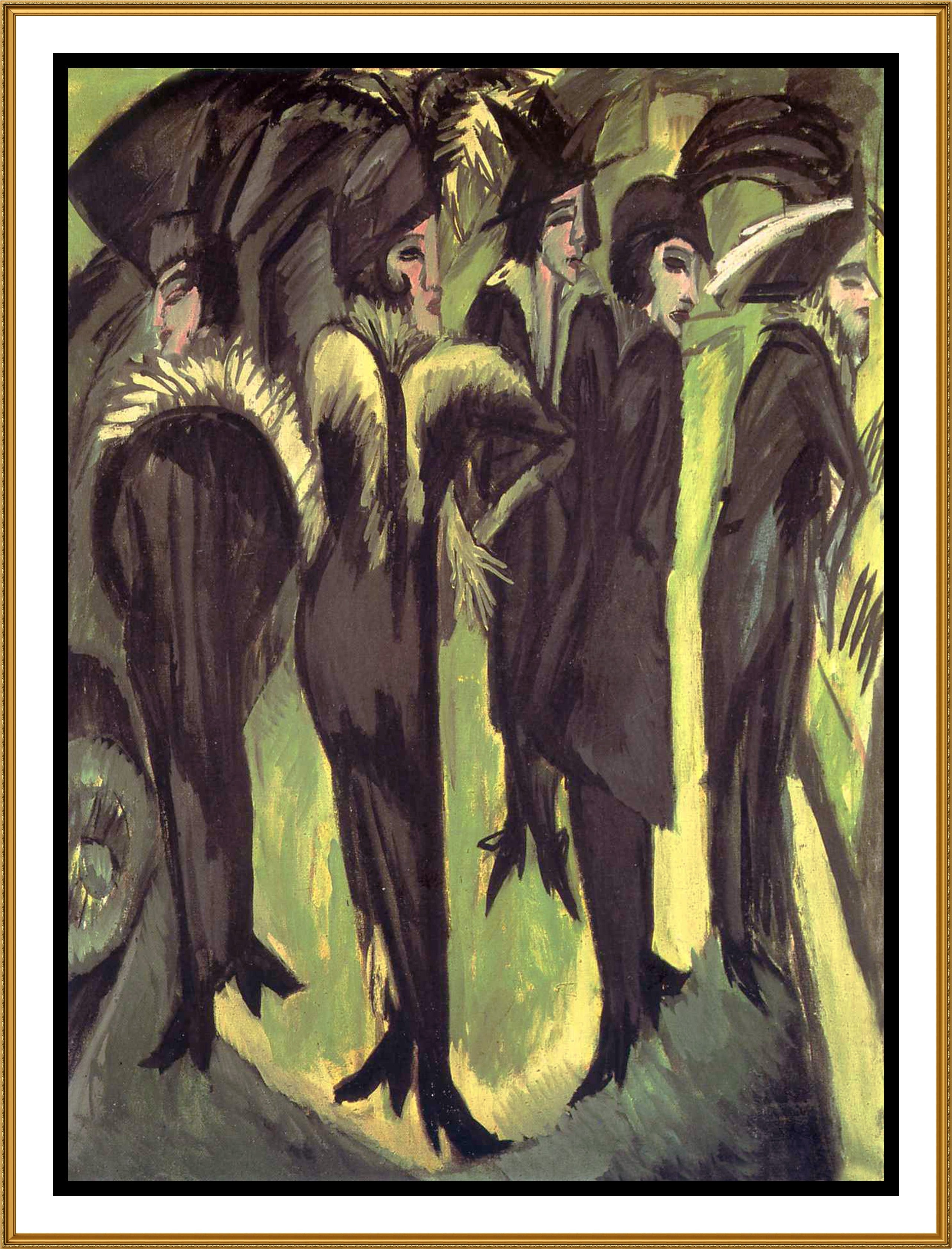 The Black Cat by Ernst Ludwig Kirchner Counted Cross Stitch Pattern The Black Cat by Ernst Ludwig Kirchner Counted Cross Stitch Pattern