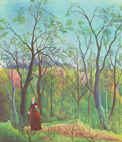 A Walk in the Forest by Henri Rousseau Counted Cross Stitch Pattern