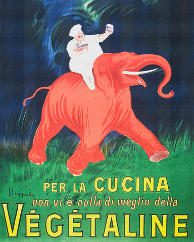Vegataline Advertisement Art Leonetto Cappiello Counted Cross Stitch Pattern