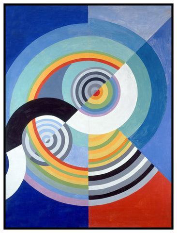 Decoration for the Tuileries Geometric Cubism by Artist Robert Delaunay Counted Cross Stitch Pattern