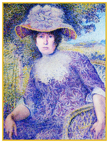 Henri-Edmond Cross Portrait Of Madame Cross Orenco Originals Counted Cross Stitch Pattern