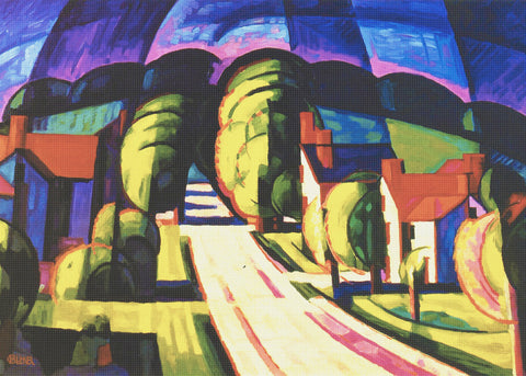 Aspiration by Oscar Florianus Bluemner Counted Cross Stitch Pattern