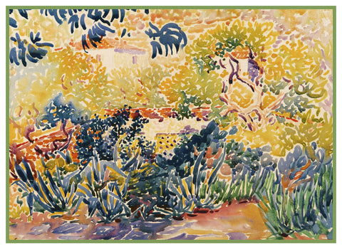 Henri-Edmond Cross The Artist Garden St Clair Orenco Originals Counted Cross Stitch Pattern