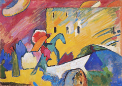 Improvisation 1909 by Artist Wassily Kandinsky Counted Cross Stitch Pattern