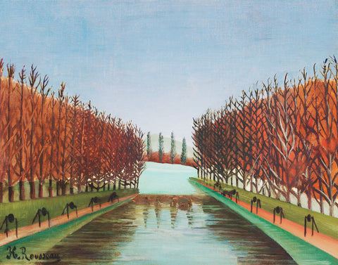 Le Canal by Henri Rousseau Counted Cross Stitch Pattern