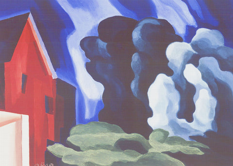 Stirring Shades by Oscar Florianus Bluemner Counted Cross Stitch Pattern