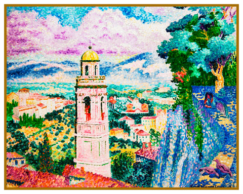 Henri-Edmond Cross Church of Santa Maria Orenco Originals Counted Cross Stitch Pattern