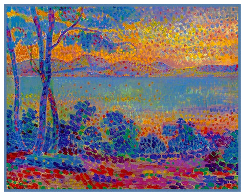 Henri-Edmond Cross Provence Landscape France Orenco Originals Counted Cross Stitch Pattern
