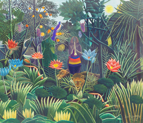 The DREAM Detail by Henri Rousseau Counted Cross Stitch Pattern