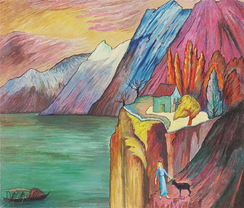 Russian Marianne Von Werefkin's The Precipice Counted Cross Stitch Pattern