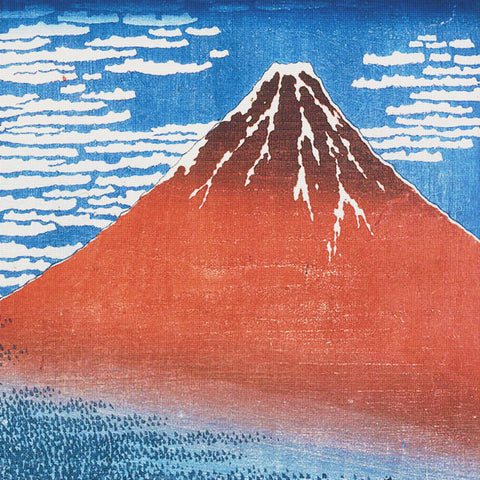 Orenco Originals Hokusai Mount Fuji -Square Design Counted Cross Stitch Pattern