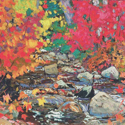 Canadian Group of Seven JEH MacDonald Autumn Leaves Counted Cross Stitch Pattern