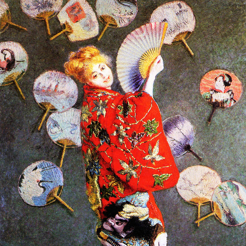 Orenco Originals Claude Monet Camille Monet in Japanese Kimono Counted Cross Stitch Pattern