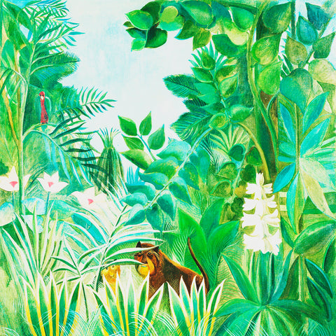 The Equatorial Jungle by Henri Rousseau Counted Cross Stitch Pattern