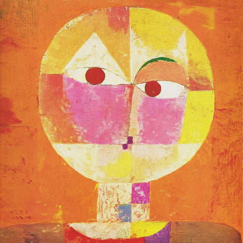 Senecio Detail-Square by Expressionist Artist Paul Klee Counted Cross Stitch Pattern