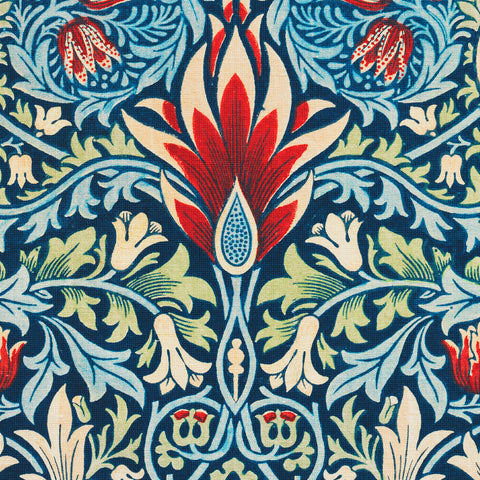 William Morris Muted Snakeshead Detail Counted Cross Stitch Pattern
