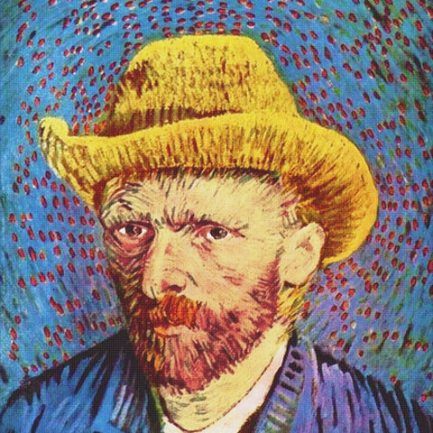 Originals Originals Vincent Van Gogh Self Portrait Counted Cross Stitch Pattern