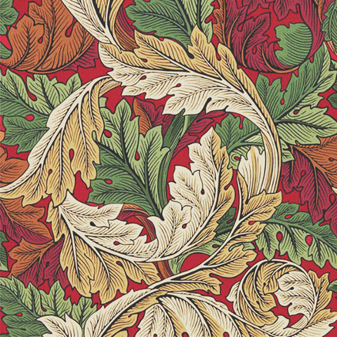Originals William Morris Autumn Acanthus Vines Counted Cross Stitch Pattern