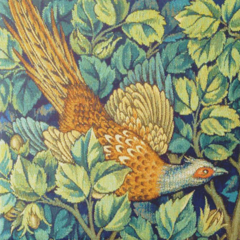 William Morris Pheasant in the Woods Design Counted Cross Stitch Pattern