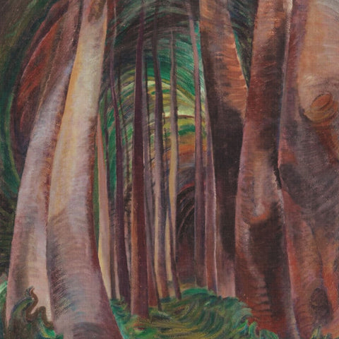 Canadian Group of Seven Emily Carr's Into The Forest Counted Cross Stitch Pattern