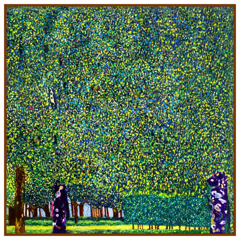Symbolist Artist Gustav  Klimt The Park Counted Cross Stitch Chart Pattern DIGITAL DOWNLOAD