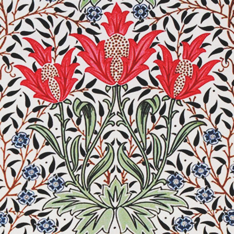 Originals William Morris Tulips Counted Cross Stitch Pattern