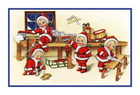 Vintage Christmas Santa Helpers Nimble Nick #27 Counted Cross Stitch Pattern