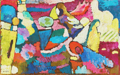 Improvisation on Mahogany by Artist Wassily Kandinsky Counted Cross Stitch Pattern  DIGITAL DOWNLOAD