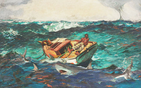 The Gulf Stream by Winslow Homer Counted Cross Stitch Pattern