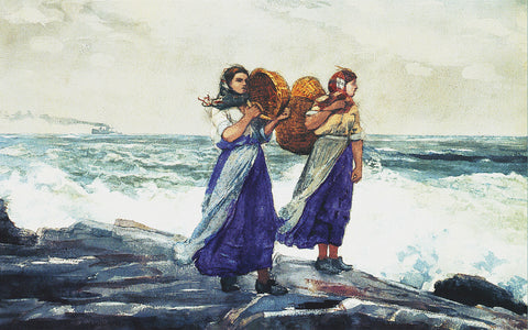 A Fresh Breeze at Sea by Winslow Homer Counted Cross Stitch Pattern