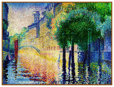 Henri-Edmond Cross Rio San Trovaso Venice Orenco Originals Counted Cross Stitch Pattern