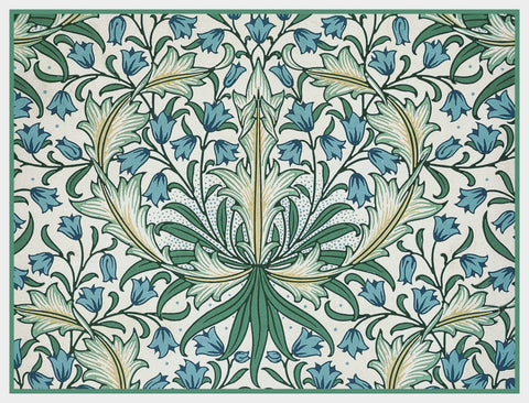 Harebells Design detail by William Morris Design Counted Cross Stitch Pattern
