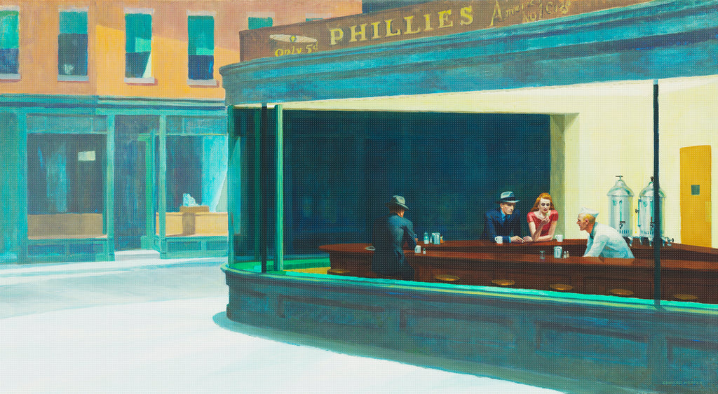 EDWARD HOPPER INSPIRED Counted Cross Stitch Patterns