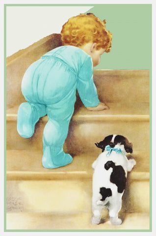 Bessie Pease Gutmann's Nitey Nite Peter Jake Counted Cross Stitch Pattern DIGITAL DOWNLOAD